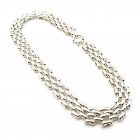 COLLAR PANTHER *5 463x45CM MARINERO /PLATA