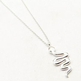COLLAR SERPIENTE /PLATA