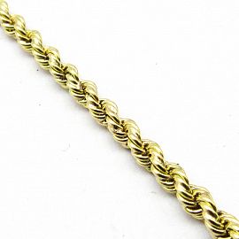 PULSERA TORZADA 18CM /O.AMARILLO