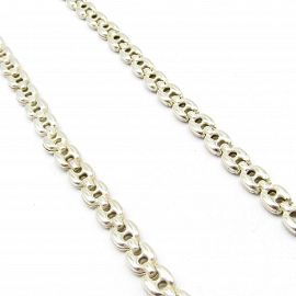 COLLAR TIPO GUCCI 45CM L2006 /PLATA