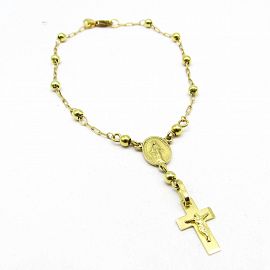 PULSERA DENARIO 3MM /O.AMARILLO