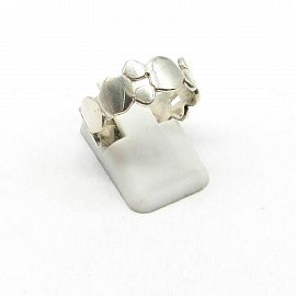 ANILLO BURBUJAS /PLATA