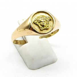 ANILLO VERSACE 12MM /O.ROJO