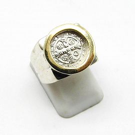 ANILLO SAN BENITO / PLATA Y ORO