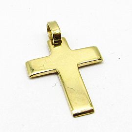 CRUZ PLANA17x21MM /O.AMARILLO