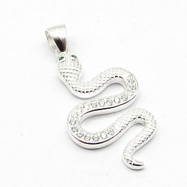 DIJE SERPIENTE CUBIC / PLATA