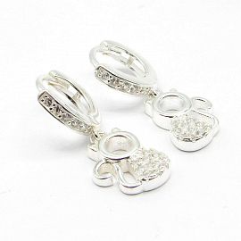ARO ARGOLLA GATITO CUBIC / PLATA