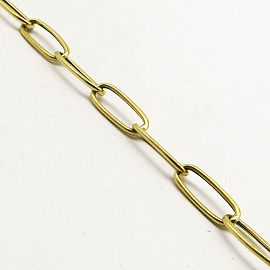 PULSERA OVALOS 21CM /O.AMARILLO