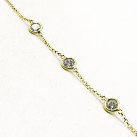 PULSERA CUBICS *3 /O.AMARILLO