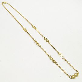COLLAR INFINITOS *7 40CM /O.AMARILLO