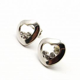 AROS CORAZON CUBICS /O.BLANCO