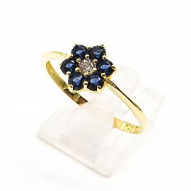 ANILLO ROSETA 3721 /O.AMARILLO