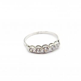 ANILLO 1/2 SINFIN CUBIC*5 /O.BLANCO
