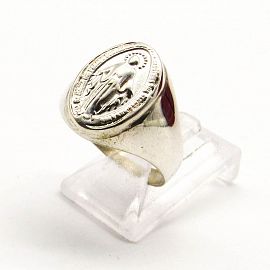 ANILLO MILAGROSA 10x14MM /PLATA 