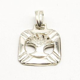 DIJE ARBOL 17x17MM /PLATA 