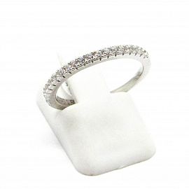 ANILLO MEDIO SIN FIN CUBICS /PLATA