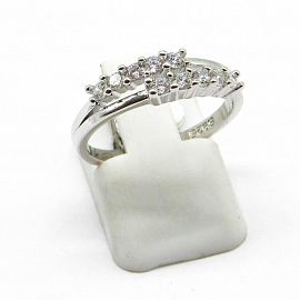 ANILLO DOBLE CUBICS /PLATA