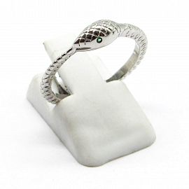 ANILLO SERPIENTE CUBICS /PLATA