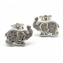 AROS ELEFANTE CUBICS /PLATA