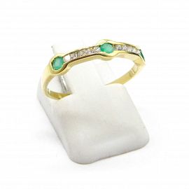 ANILLO 1/2 SINFIN 127 /O.AMARILLO
