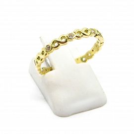 ANILLO INFINITOS CUBICS 869 /O.AMARILLO