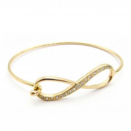 PULSERA ESCLAVA INFINITO CUBICS /O.ROJO
