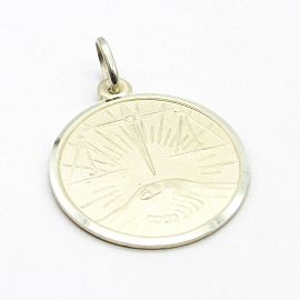 MEDALLA JUSTICIA 22MM /PLATA
