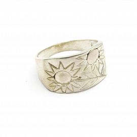 ANILLO FLORES*2 /PLATA