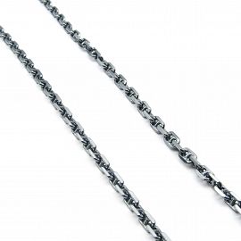 COLLAR HERMES CUADR.150 70CM PABONADA/PLATA 