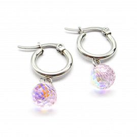 AROS ARGOLLA CRISTAL / ACERO