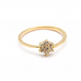 ANILLO CENTRO ROSETA CUBICS 3510 /O.ROJO