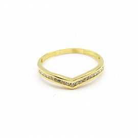 ANILLO 1/2 SINFIN V CUBICS 3655 /O.AMARILLO