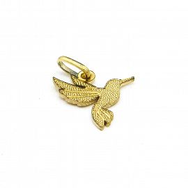 DIJE COLIBRI 10MM /O.AMARILLO