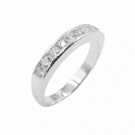 ANILLO 1/2 SIN FIN  / PLATA