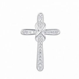 DIJE CRUZ CUBIC / PLATA