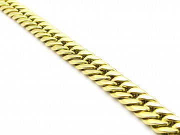 PULSERA GROUMET INGLESA 21CM /O.AMARILLO