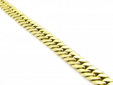 PULSERA GROUMET INGLESA 21CM /O.AMARILLO