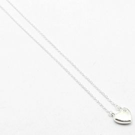 CONJUNTO CORAZON CUBICS /PLATA