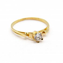 ANILLO SOLITARIO GRIFAS*6 SSR00 PUENTE /O.ROJO