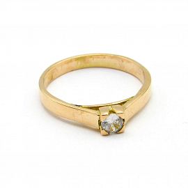 ANILLO SOLITARIO 840 /O.ROJO
