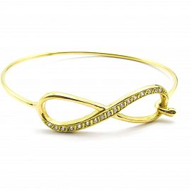 PULSERA ESCALVA INFINITO CUBICS /O.AMARILLO
