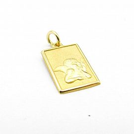 MEDALLA ANGEL RAFAEL 9x13MM /O.AMARILLOLLO