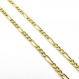 COLLAR FIGARO 3*1 N°1 50CM /O.AMARILLO