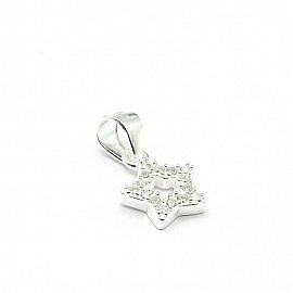 DIJE ESTRELLA CUBIC / PLATA