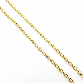 CADENA FORCET 40 CM / ACERO DORADO