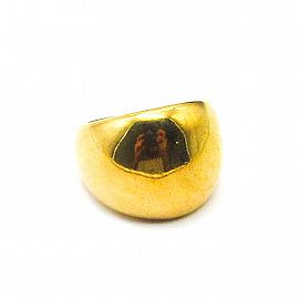 ANILLO BOMBE / ACERO DORADO