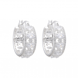 AROS ARGOLLA 22MM CUBIC / PLATA
