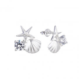 AROS ESTRELLA MAR CUBIC / PLATA