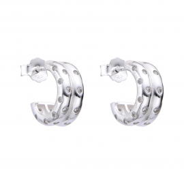 AROS MEDIA ARGOLLA CUBIC / PLATA