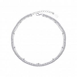 TOBILLERA TENNIS CUBIC / PLATA